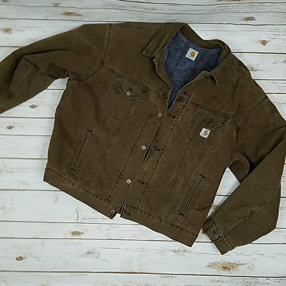 carhartt jacket button up